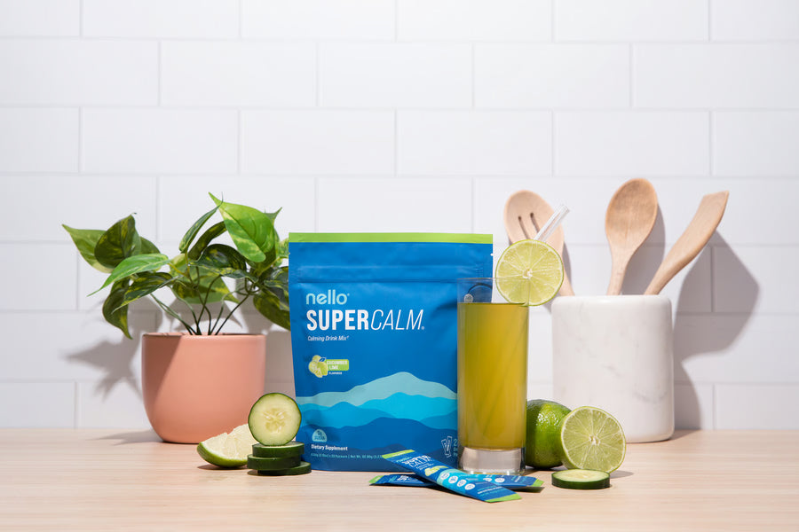 Cucumber paired with a splash of lime.