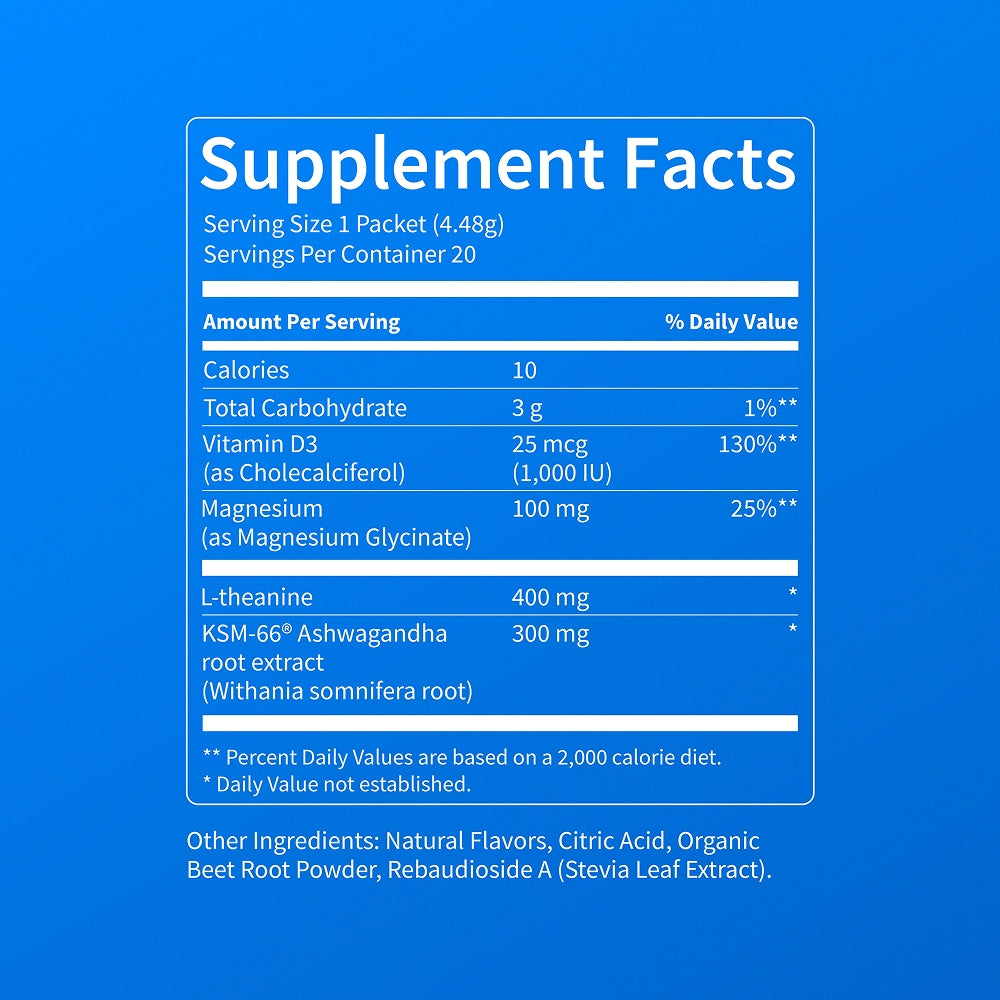 Supercalm | Calming Drink Mix with KSM-66 & Magnesium