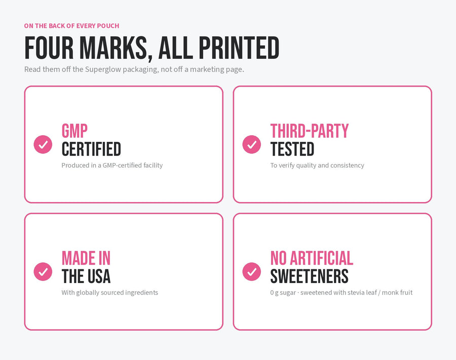 It's third-party tested and made in a GMP-certified facility