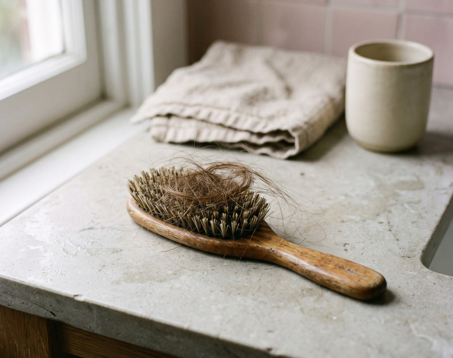 The brush tells you before the mirror does