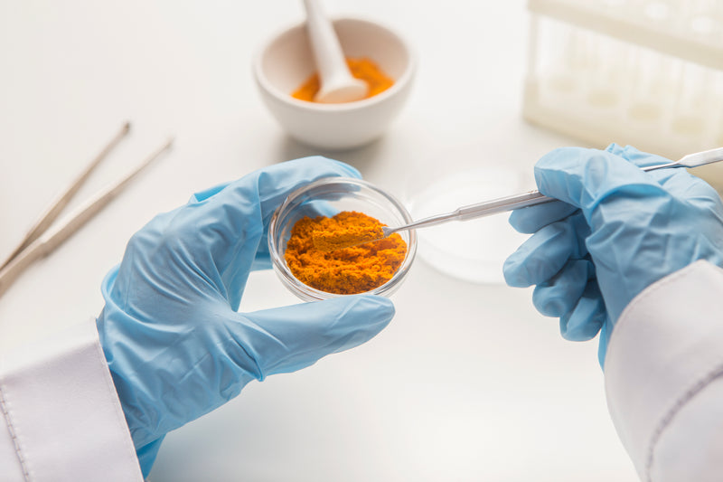 Laboratory examination of ingredient powder