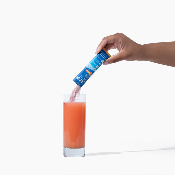 Pour one packet into 12-16 oz of cold water